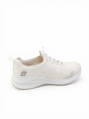 Skechers White Sneakers Shoe Size 8.5.